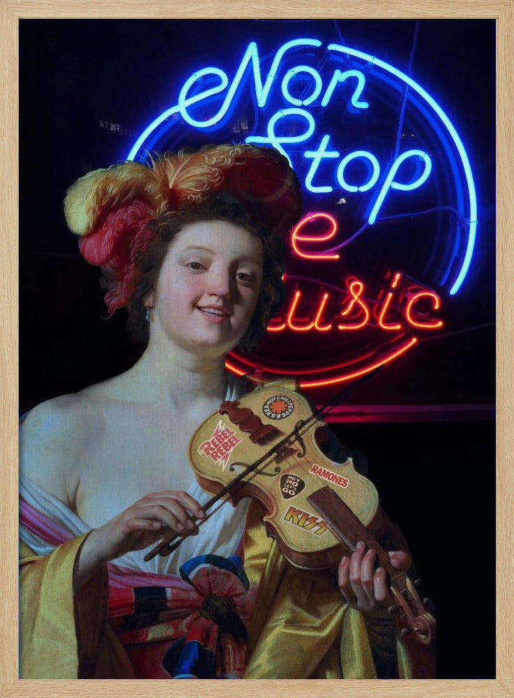 Non-Stop-Musik | Poster - Kunstdruck