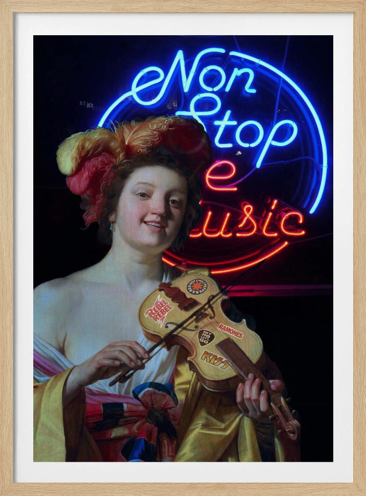 Non-Stop-Musik | Poster - Kunstdruck