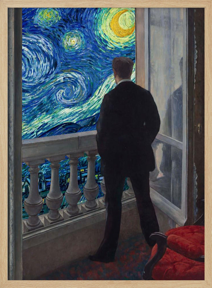 Sternennachtansicht | Poster