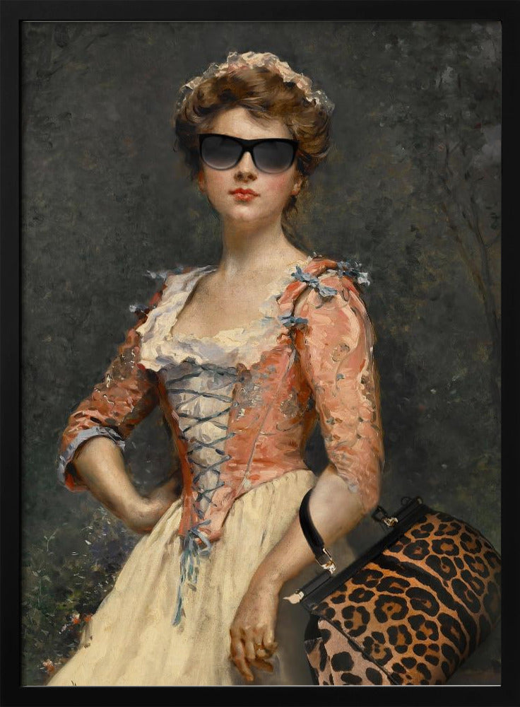 Vintage Chic Girl | Poster