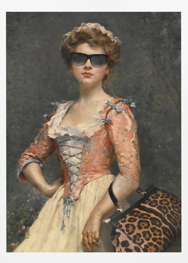 Vintage Chic Girl | Poster
