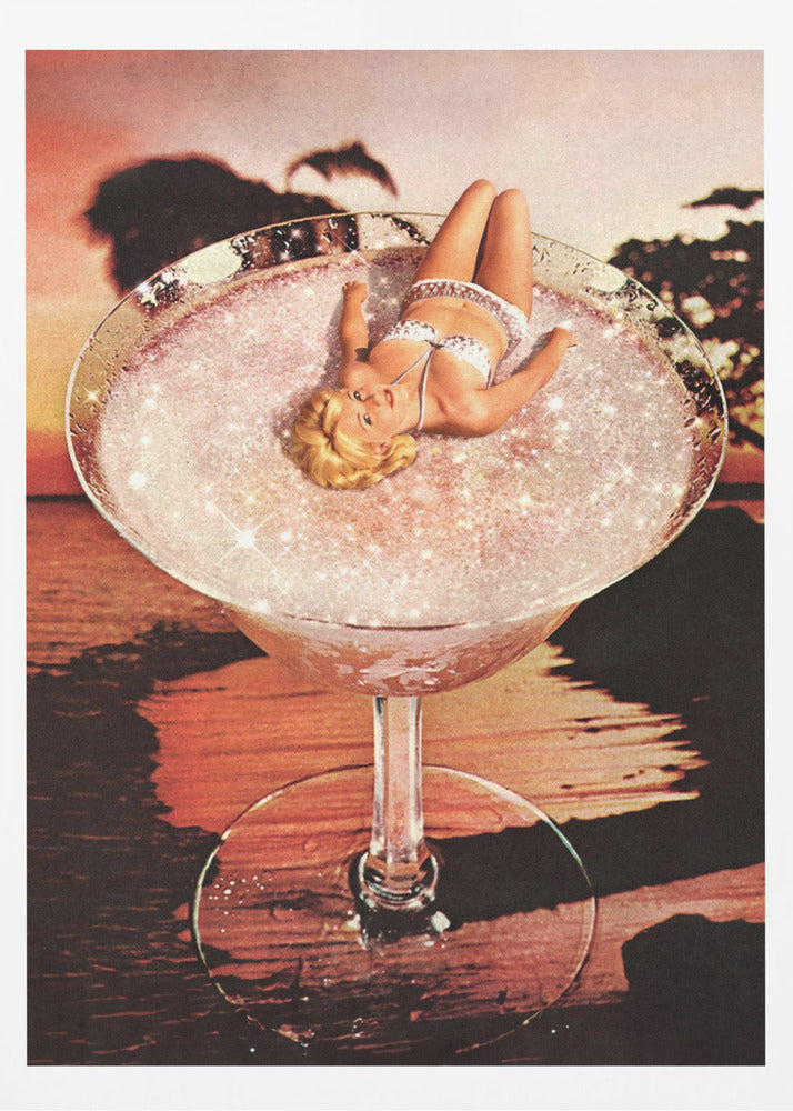 Glitter Pink Margarita | Poster