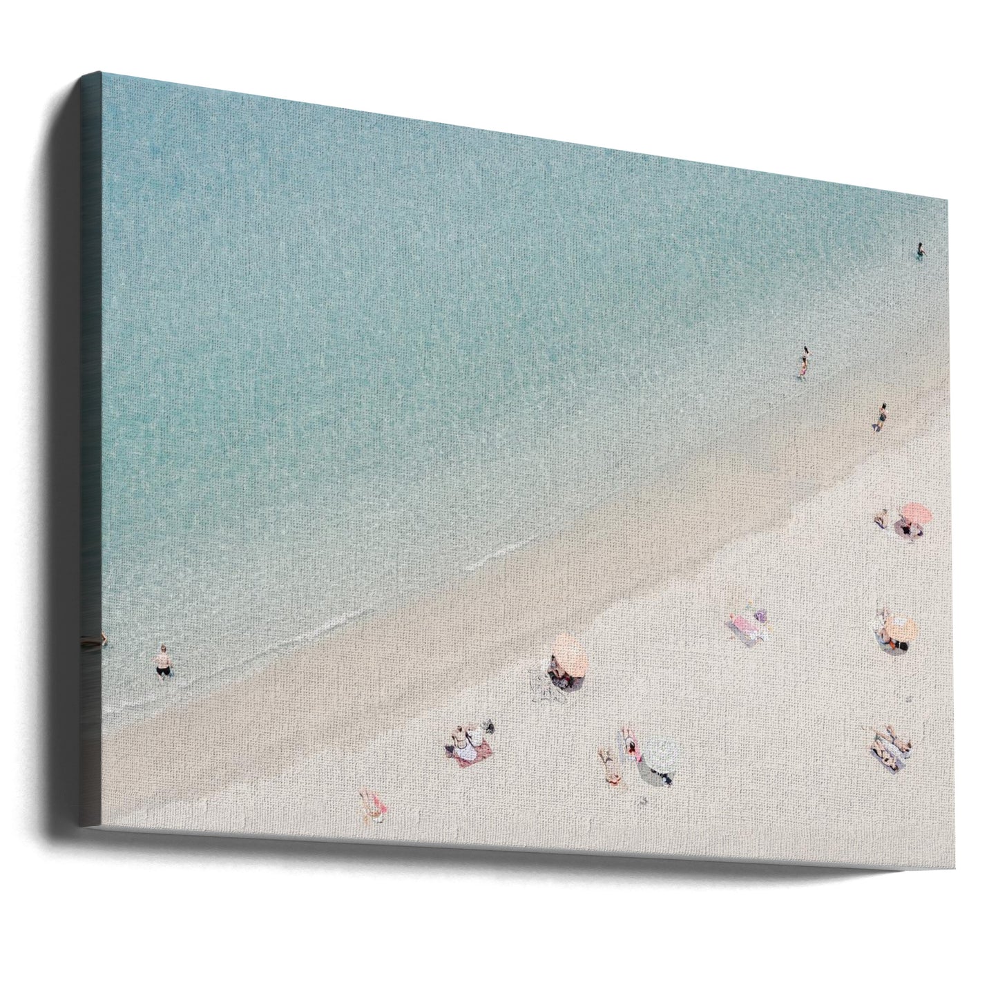 Strandansicht aus der Luft | Leinwand