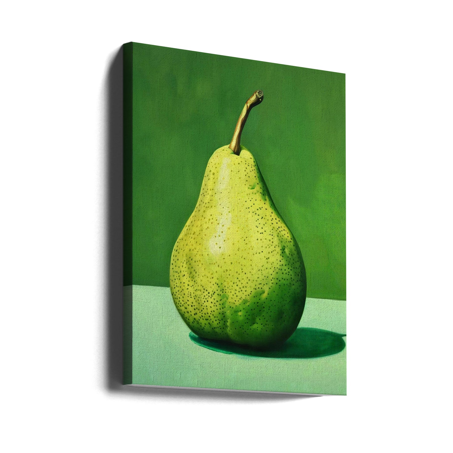 Grüne Birne | Leinwand