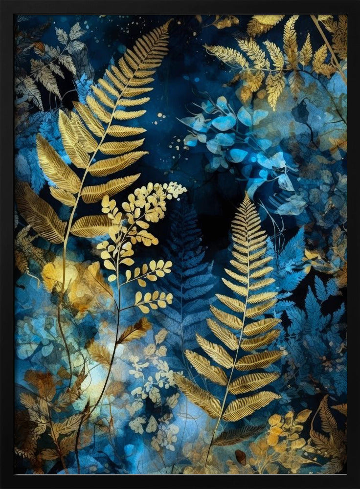 Vibrant Garden and ferns  3 | Poster