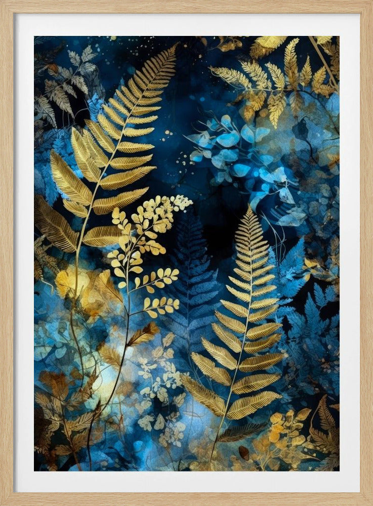 Vibrant Garden and ferns  3 | Poster