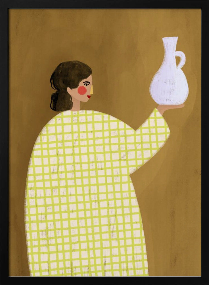 Die Frau mit der Vase | Poster