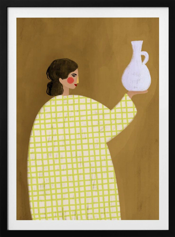 Die Frau mit der Vase | Poster