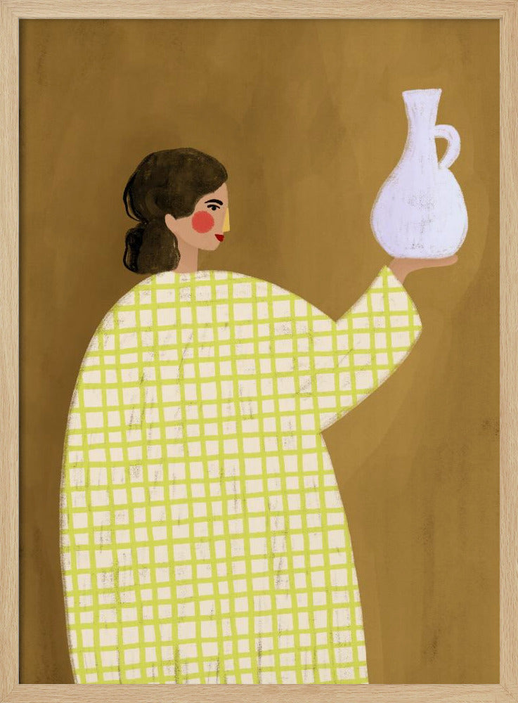 Die Frau mit der Vase | Poster