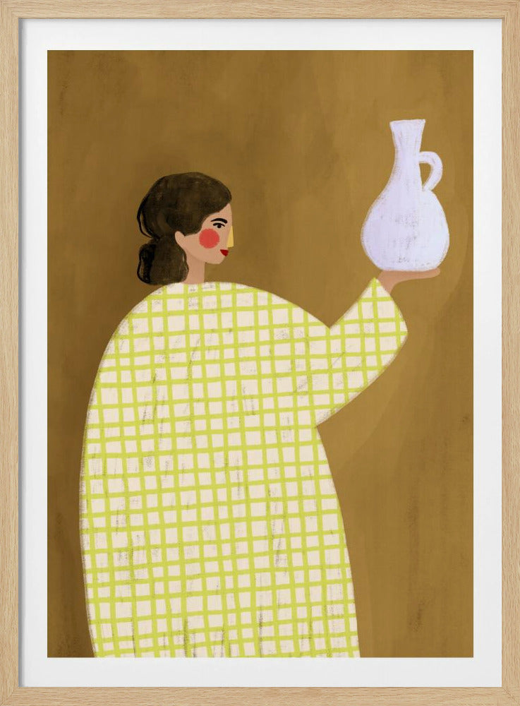 Die Frau mit der Vase | Poster