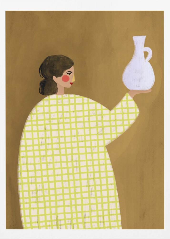 Die Frau mit der Vase | Poster