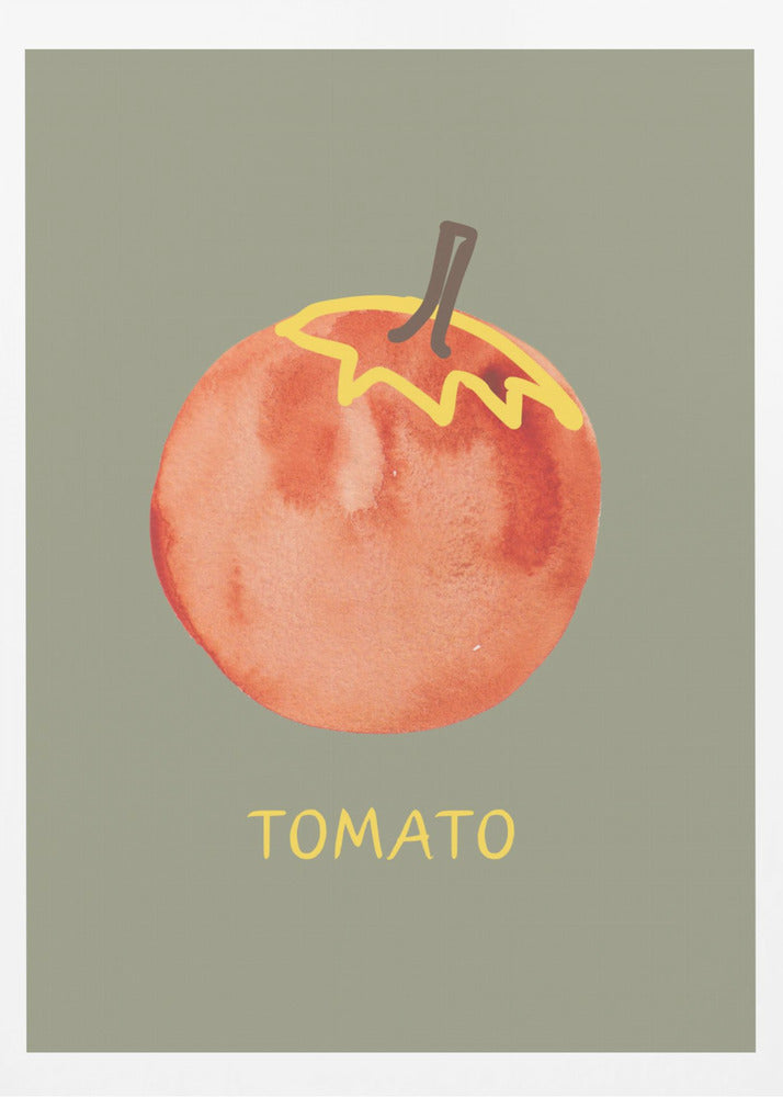 Tomate in Grün | Poster
