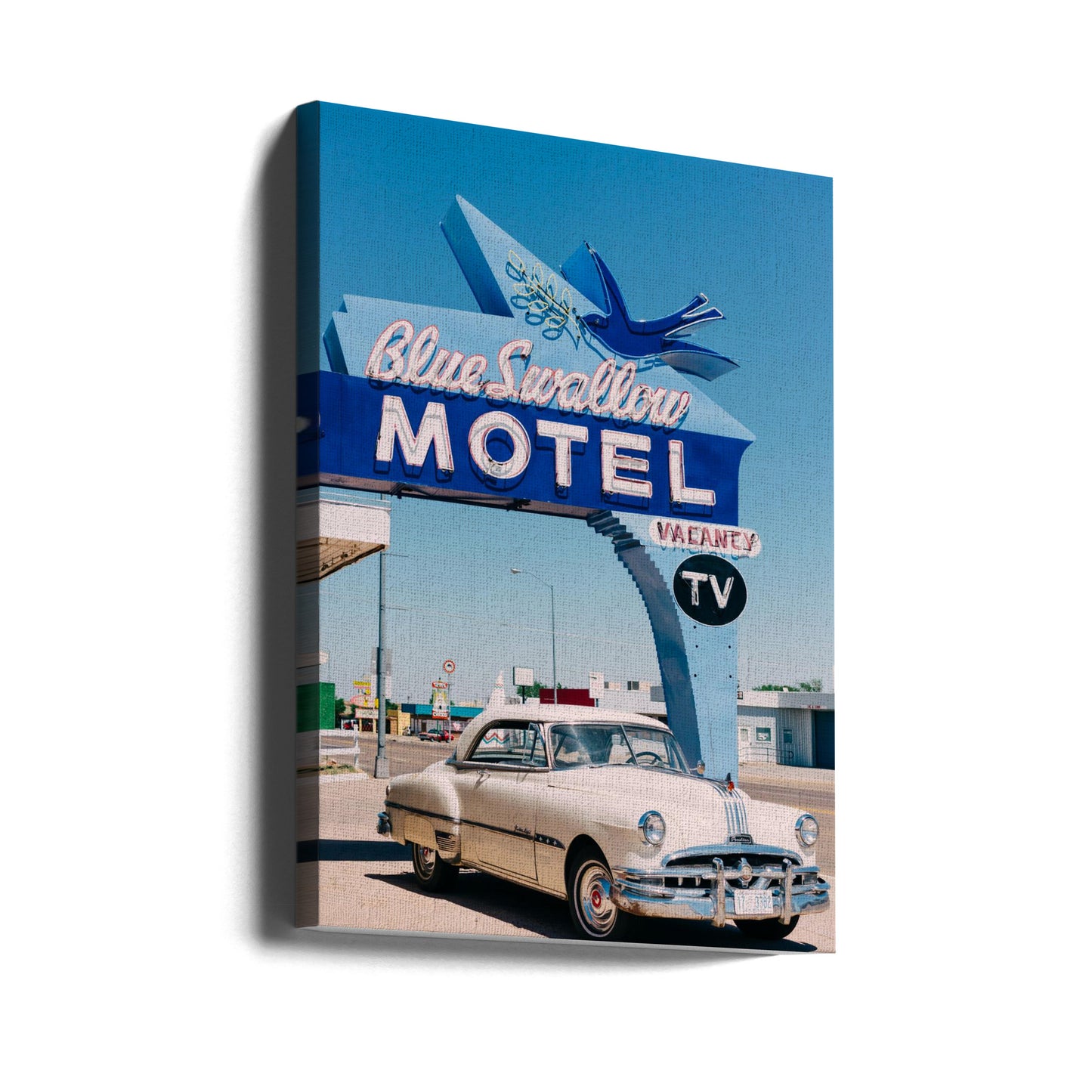 Blue Swallow Motel | Stampe su Tela