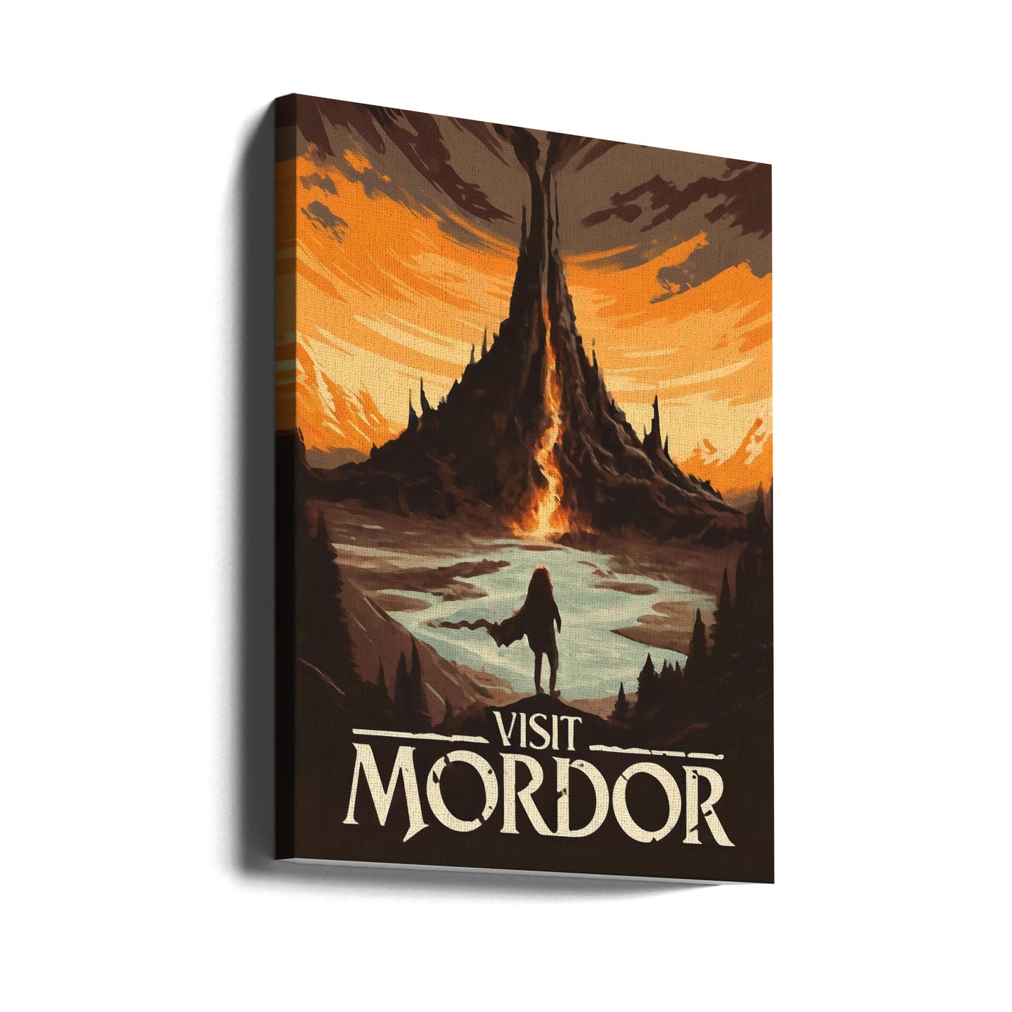 Visita Mordor | Impresiones en Lienzo