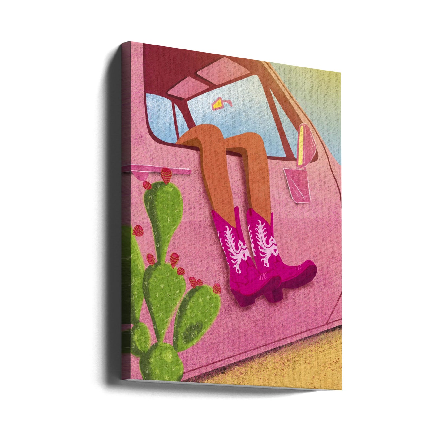 Vaquera Impresiones en Lienzo