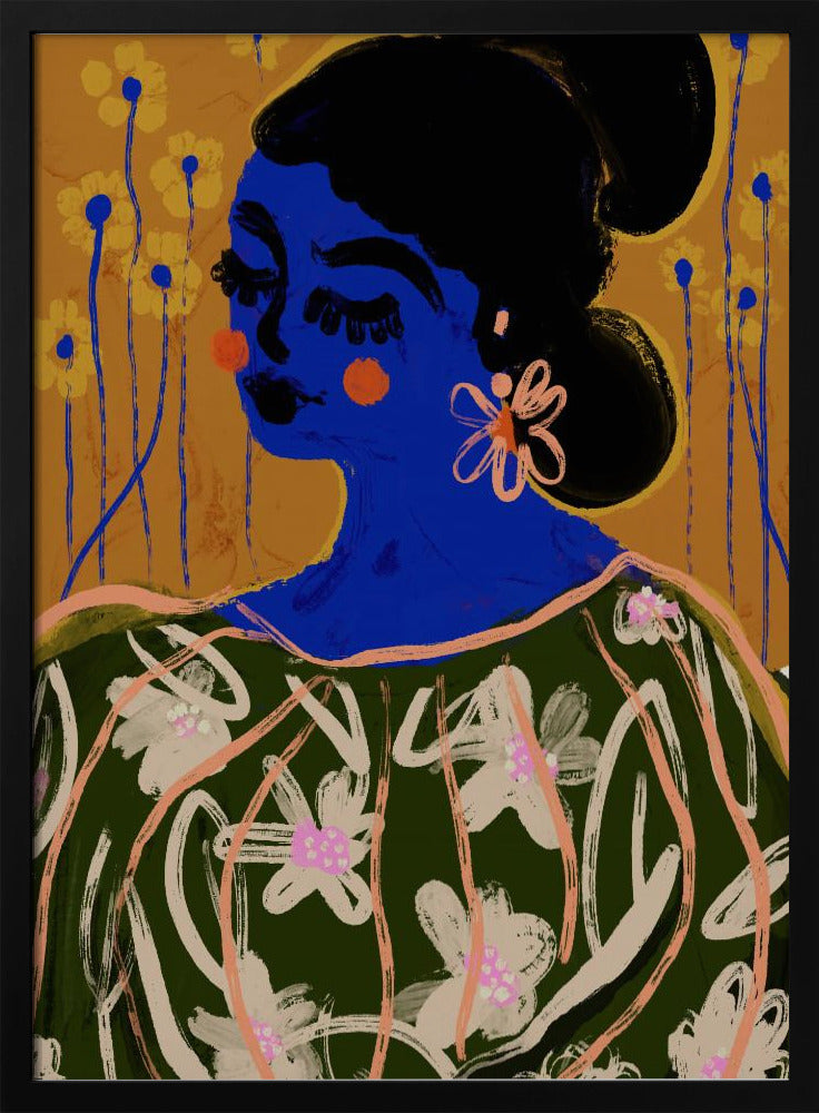 Die blaue Frau | Poster