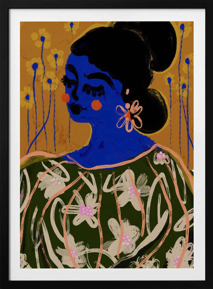 Die blaue Frau | Poster