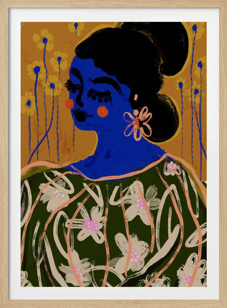 Die blaue Frau | Poster
