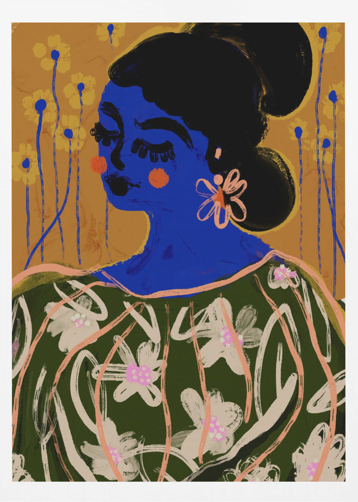 Die blaue Frau | Poster