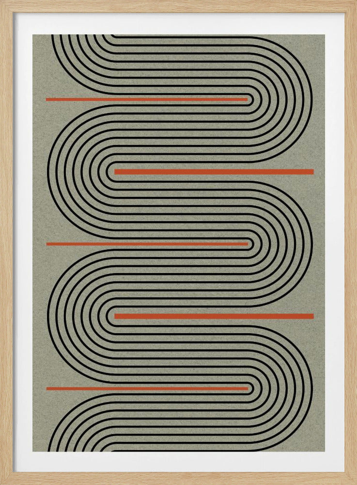 Moderne zeitgenössische Balance Nr. 1 | Poster - Kunstdruck