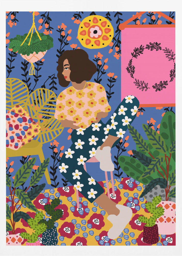 Floral Retreat Mädchen | Poster