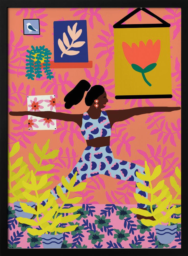 Yoga-Kriegerposition | Poster