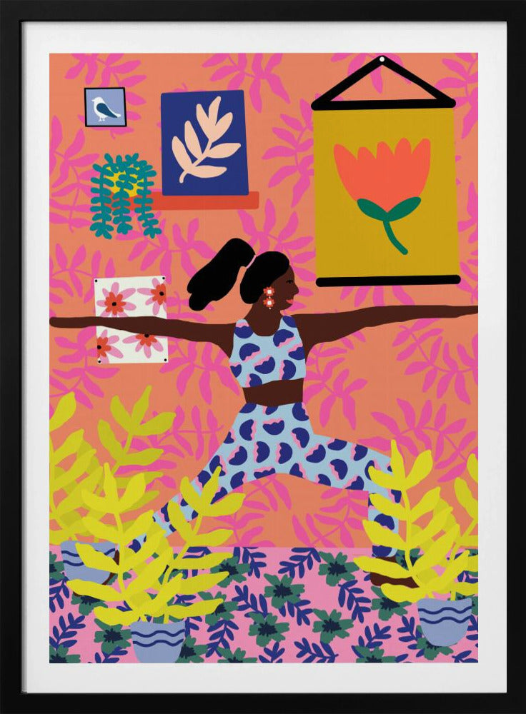 Yoga-Kriegerposition | Poster