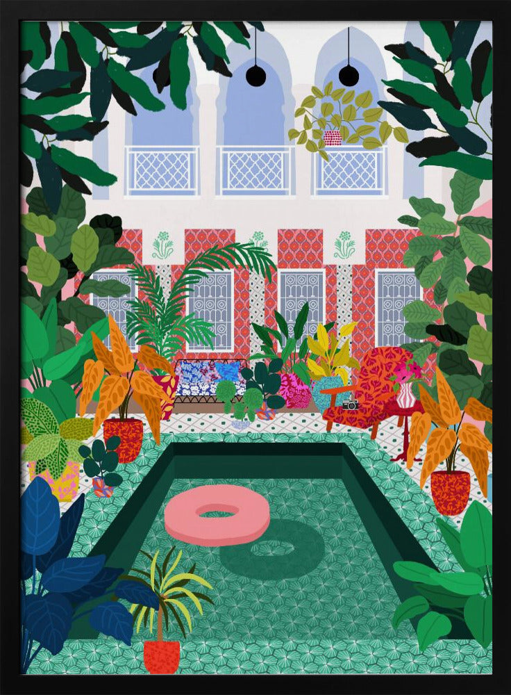 Den Pool genießen | Poster
