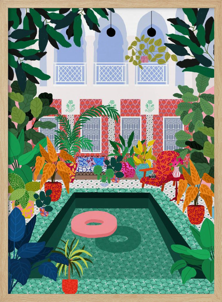 Den Pool genießen | Poster