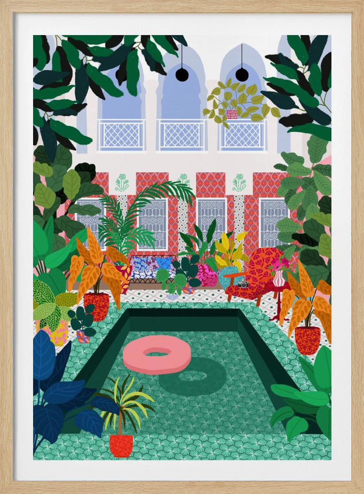 Den Pool genießen | Poster