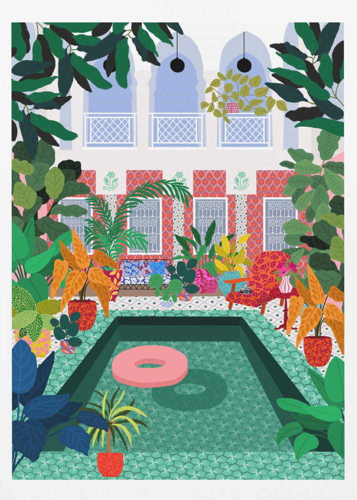 Den Pool genießen | Poster