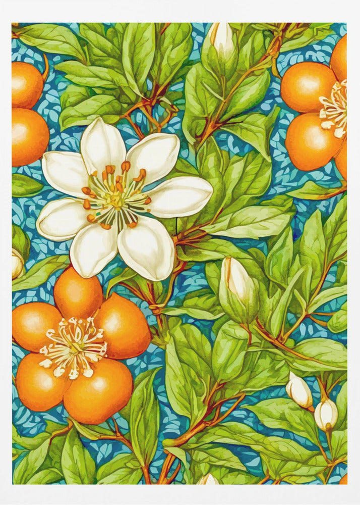 Orange Blossom Nature Plant | Poster