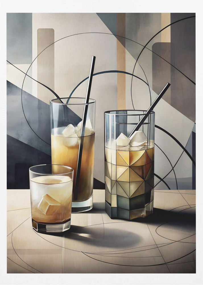 Cubist Cocktails | Poster