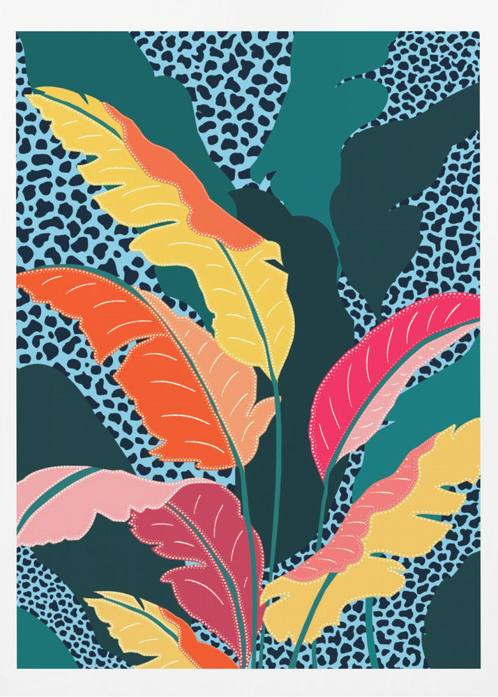 Teal & Tangerine | Poster