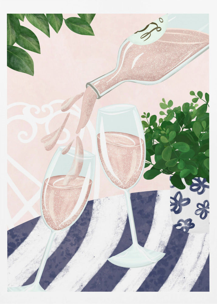 Rosé-Schaumwein | Poster