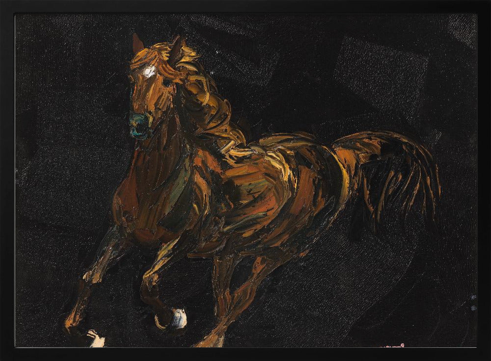 Ein braunes Pferd | Poster