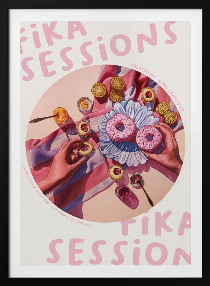 Mittwochs essen wir Pink | Poster