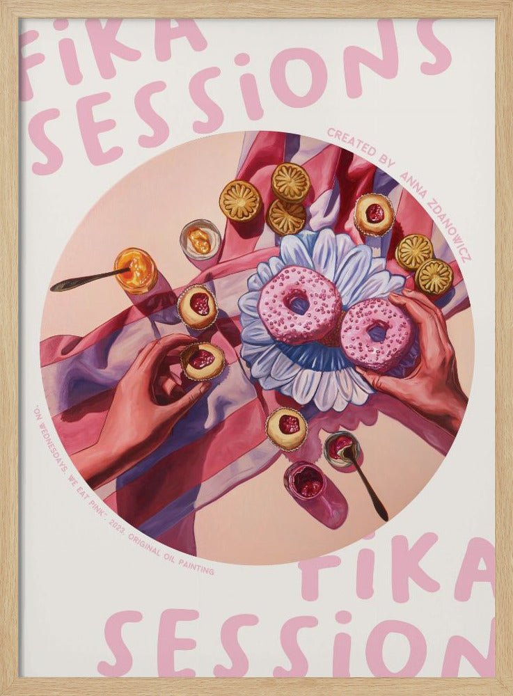 Mittwochs essen wir Pink | Poster