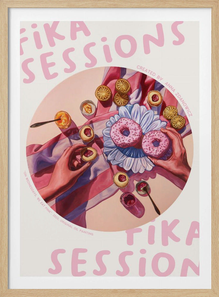 Mittwochs essen wir Pink | Poster