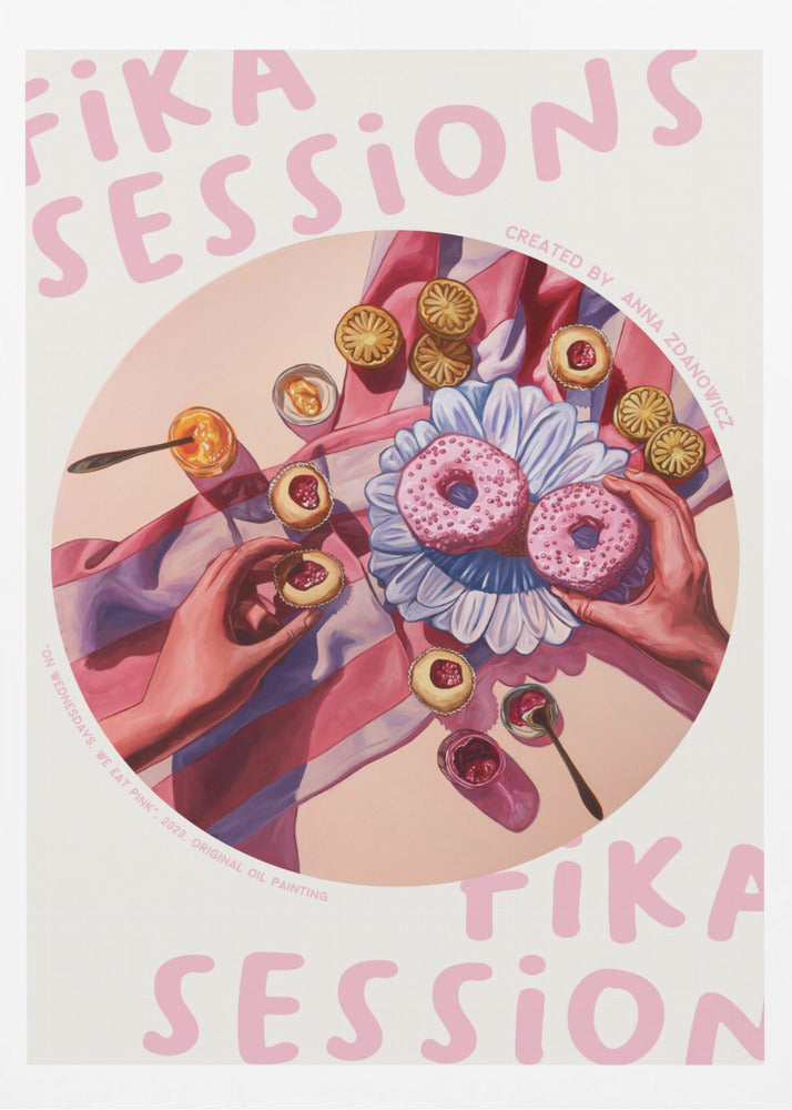 Mittwochs essen wir Pink | Poster