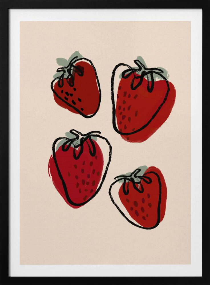 Mansikat | Julisteet - Taidevedokset