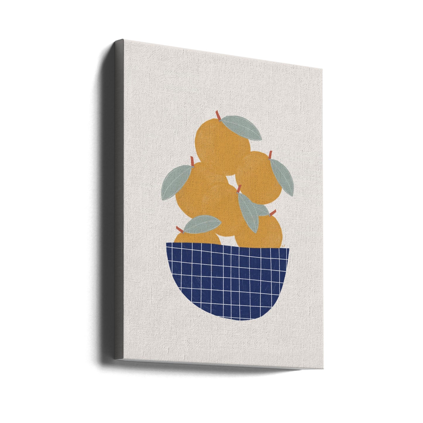 Schale mit Orangen | Leinwand