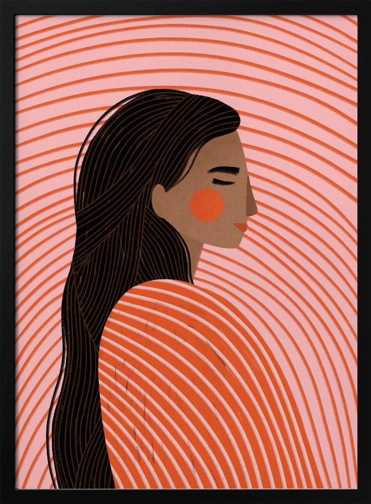 Die Frau mit den Linien | Poster