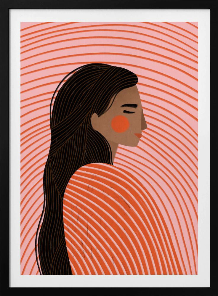Die Frau mit den Linien | Poster