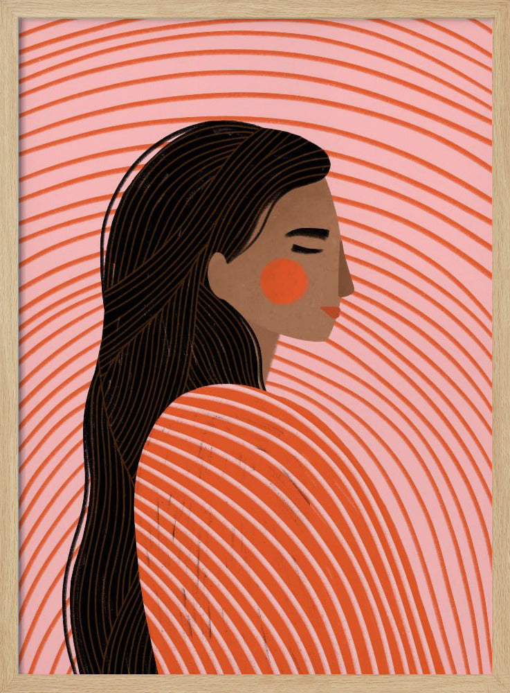 Die Frau mit den Linien | Poster