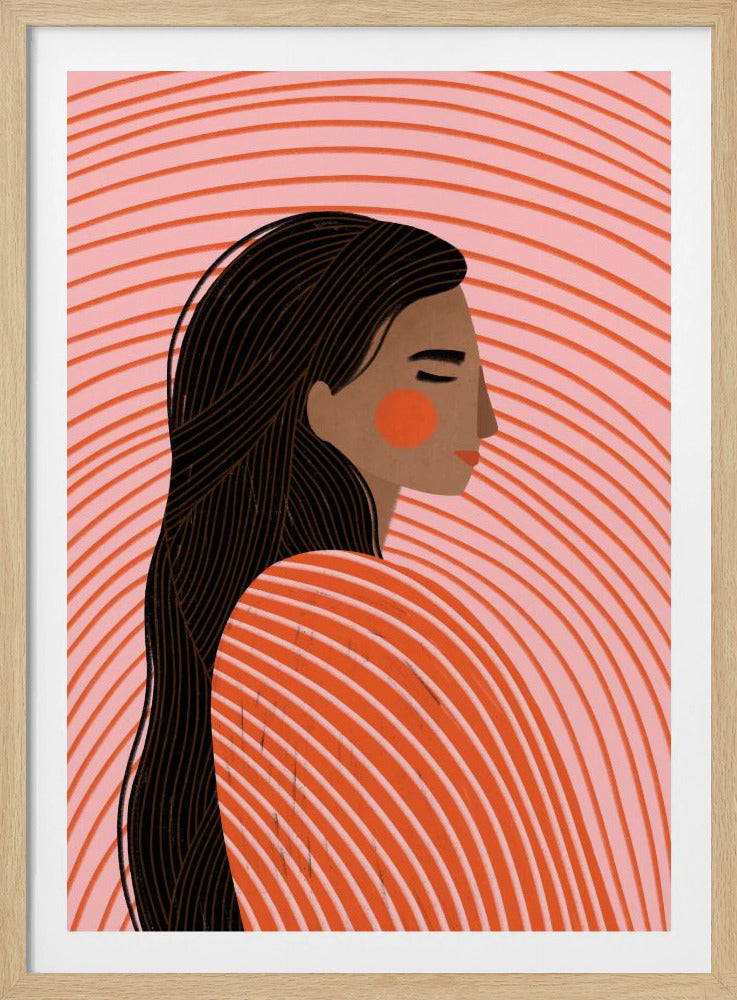 Die Frau mit den Linien | Poster