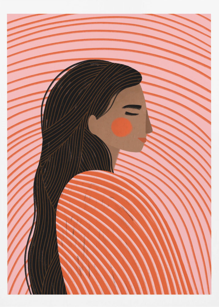 Die Frau mit den Linien | Poster