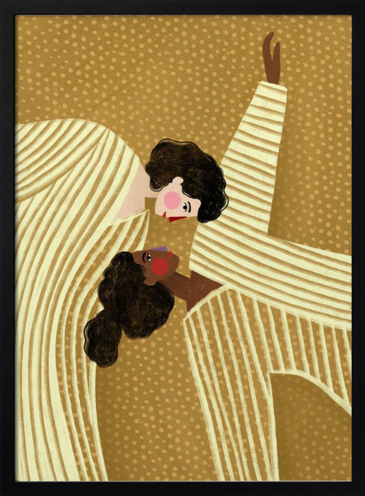 Zwei Linienfrauen | Poster