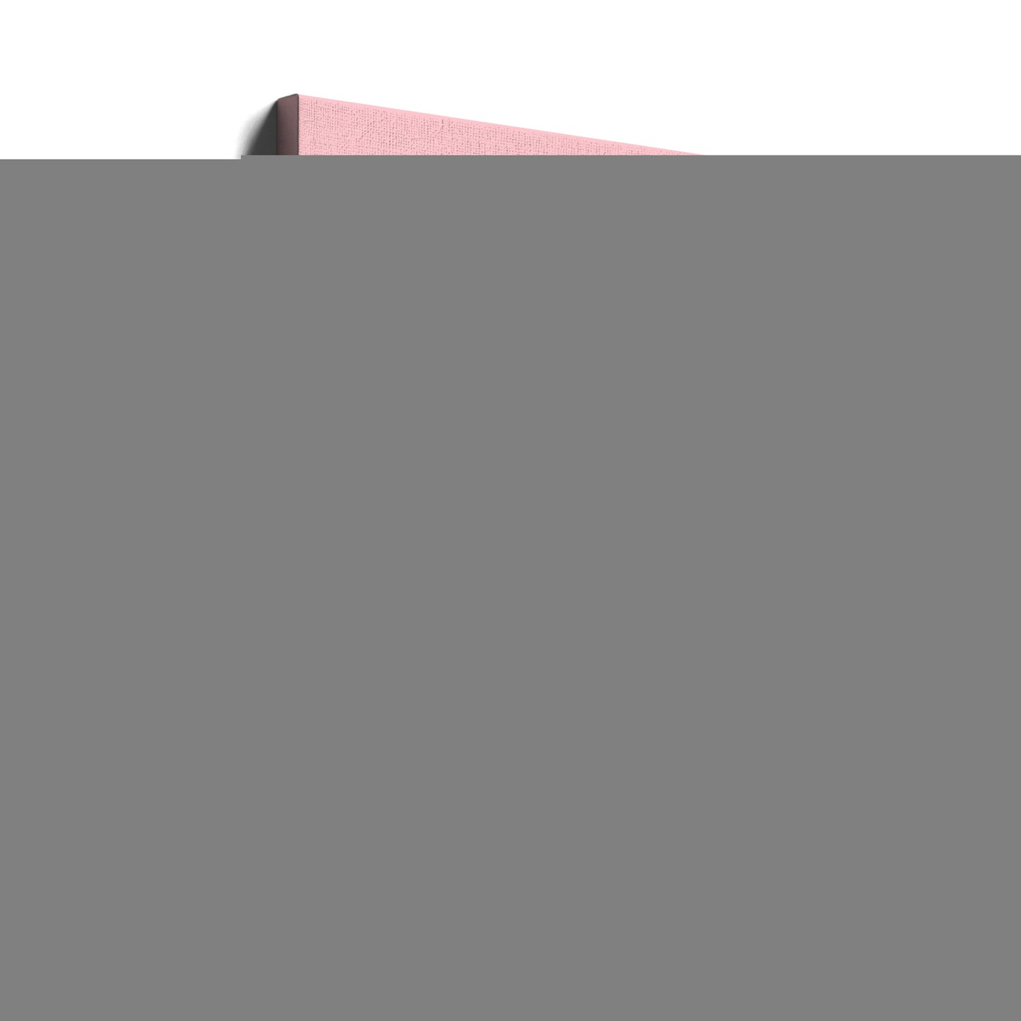 Pink and Red Line Lady | Canvas
