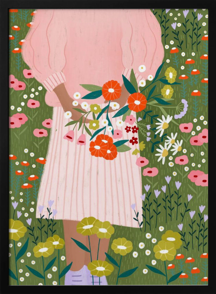 Blüten in der Hand | Poster